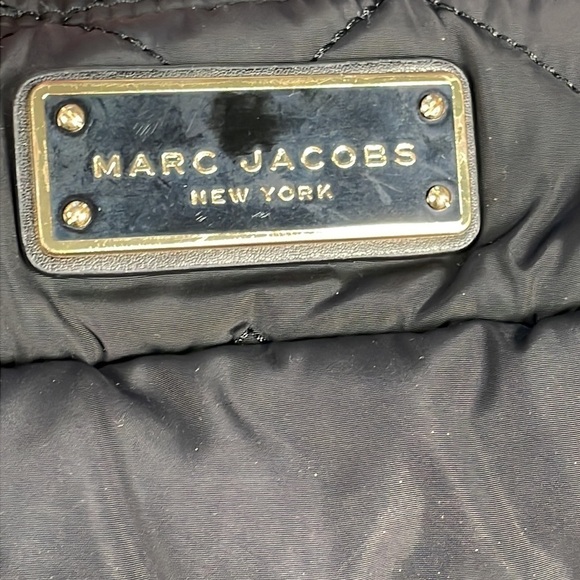 Marc Jacobs Quilted Nylon Baby Diaper Bag Travel Commute Duffle Black - Picture 4 of 16